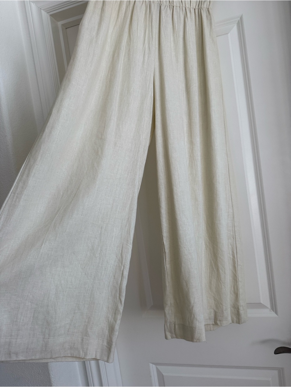 Emerson Fry Arctic Wolf Pull On Linen Pant size small - Picture 3 of 5